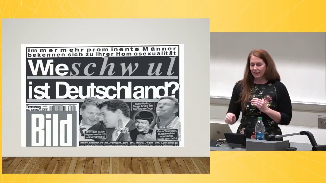 The Nazi Policy Against Homosexuals.  Lecture by Professor Jennifer V. Evans.