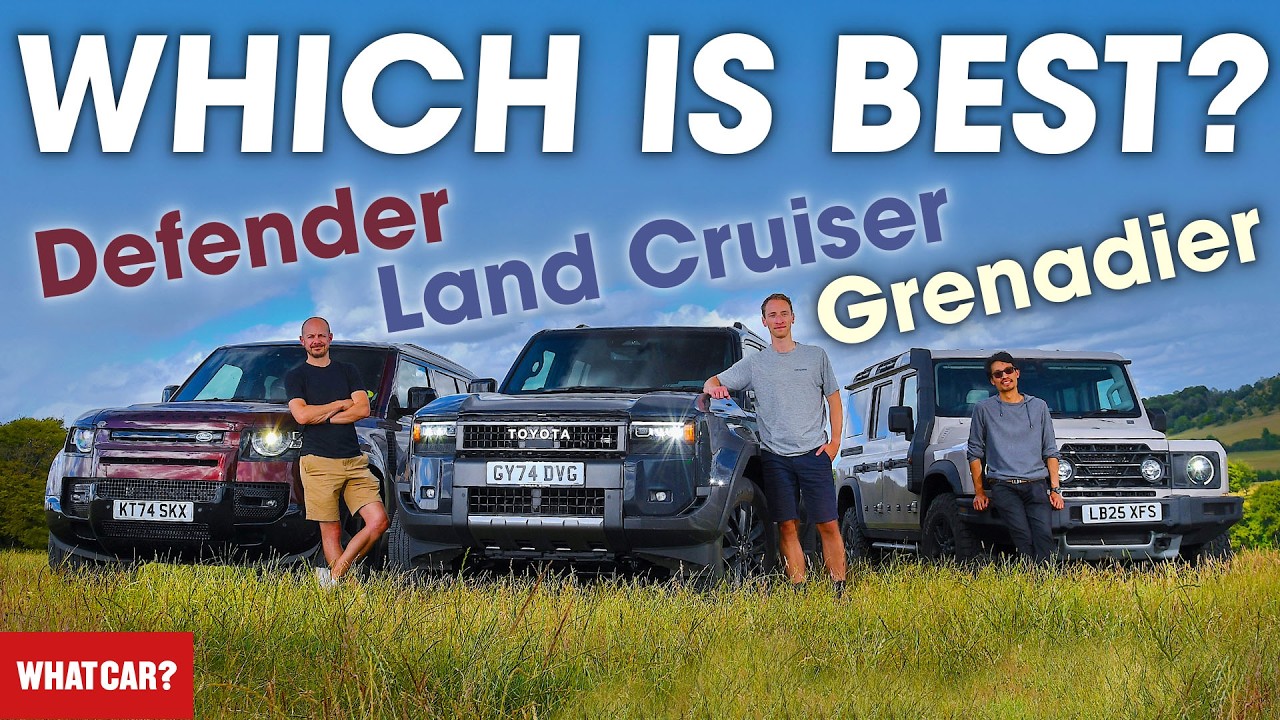 NEW Toyota Land Cruiser vs Land Rover Defender vs Ineos Grenadier review – What's the BEST 4x4?