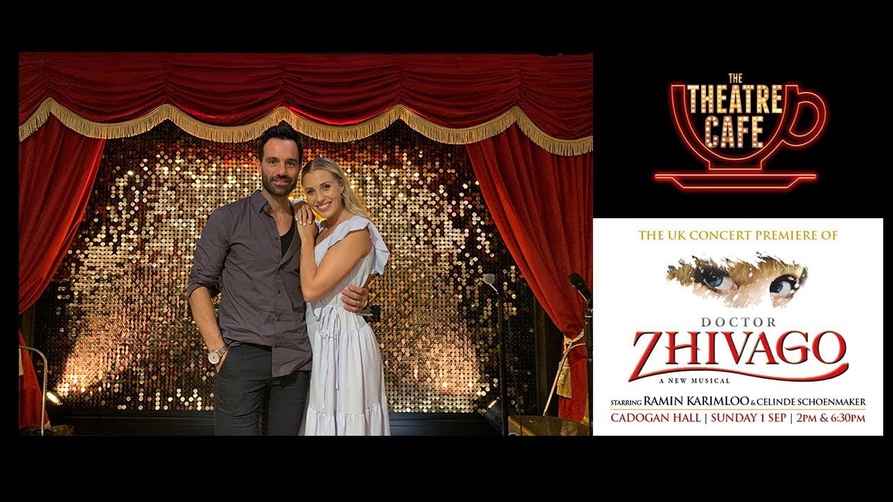 Ramin Karimloo and Celinde Schoenmaker performing songs from Doctor Zhivago at The Theatre Cafe