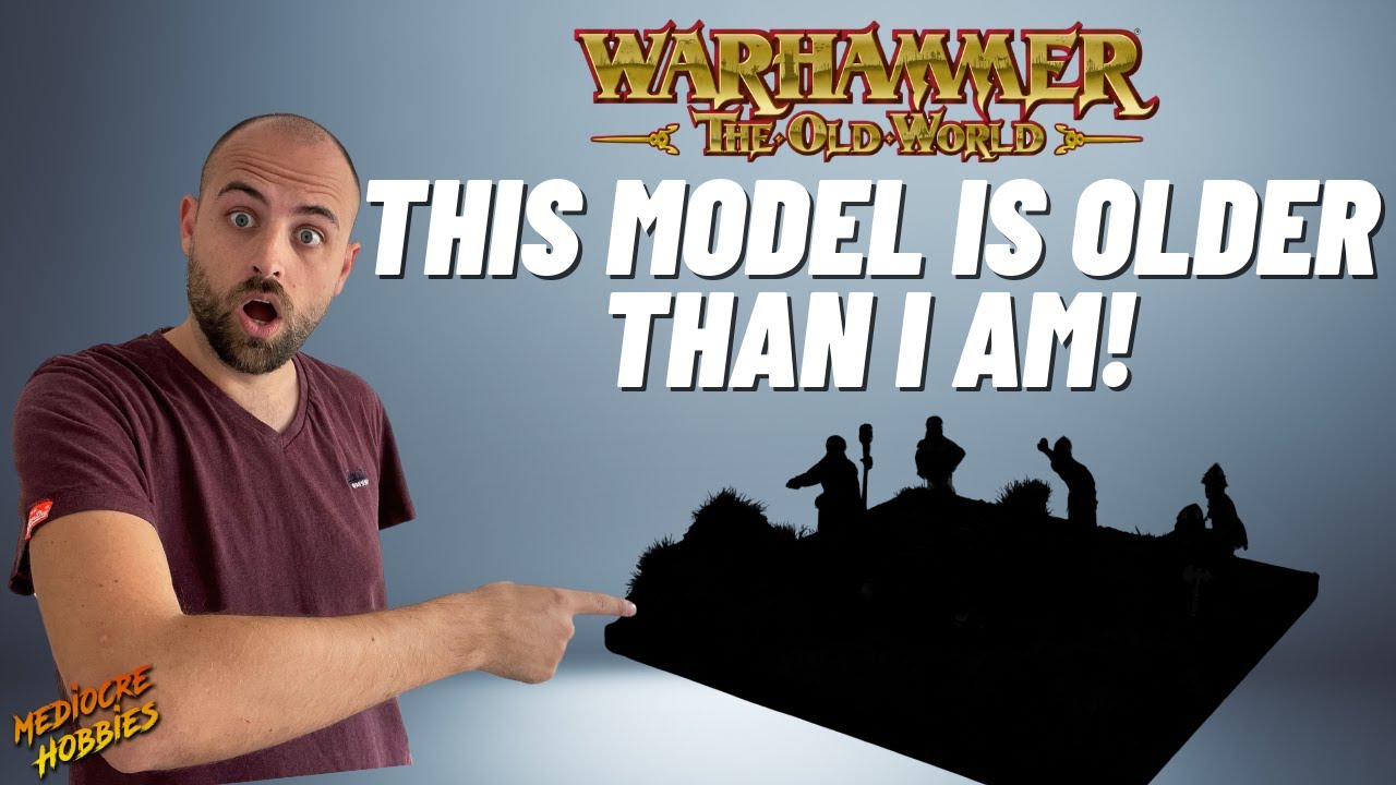 This Bretonnian model was unpainted for 35 years...'til now! #theoldworld