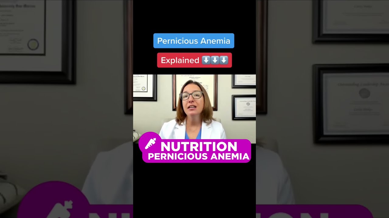 Pernicious anemia: Nutrition SHORT | @LevelUpRN