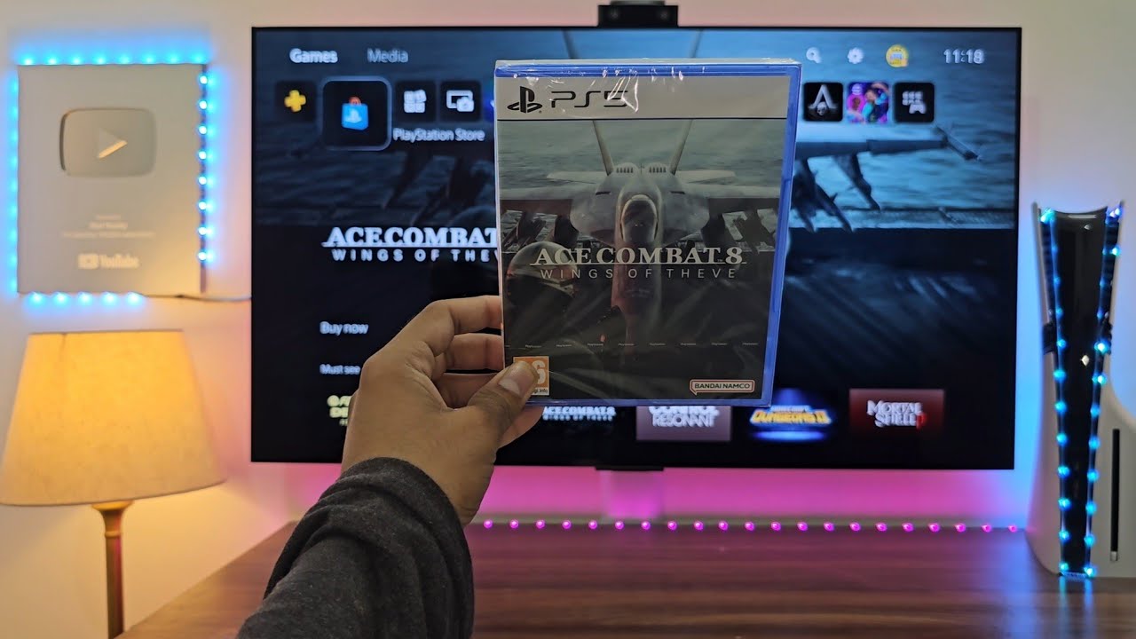 Ace Combat 8 PS5 (Распаковка + Геймплей)