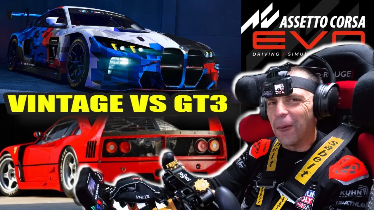 Assetto Corsa Evo Ferrari F40 vs BMW GT3