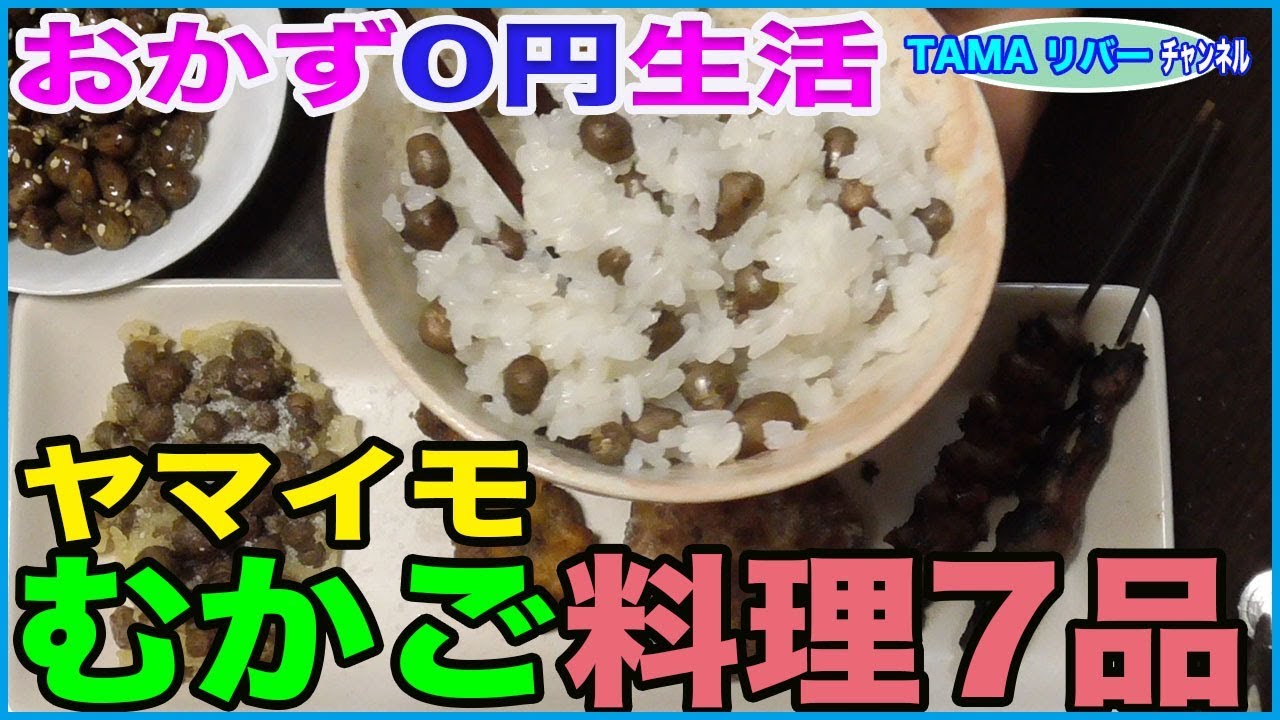 【おかず0円生活】ヤマイモのムカゴ料理７品作る♪