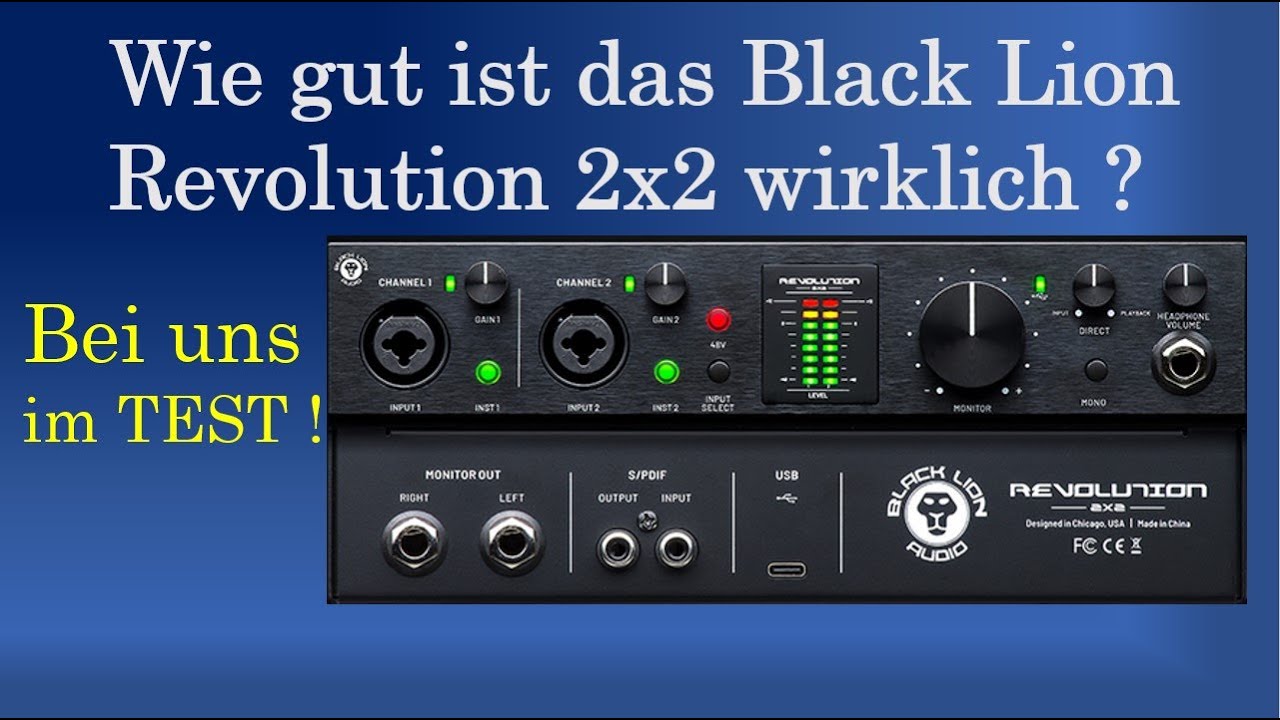 Black Lion Audio Revolution 2x2 | Kann es sich gegen das MOTU M4 durchsetzen ?