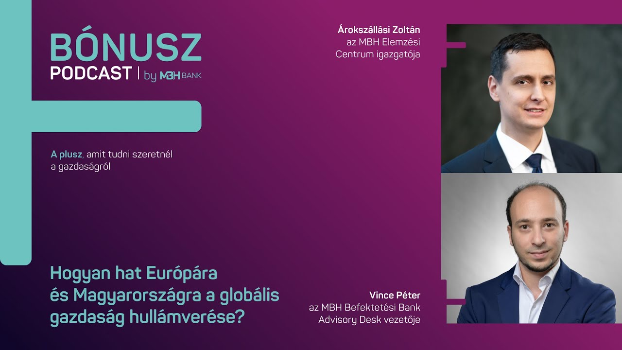 Hogyan hat Európára és Magyarországra a globális gazdaság hullámverése? | Bónusz Podcast 1. epizód