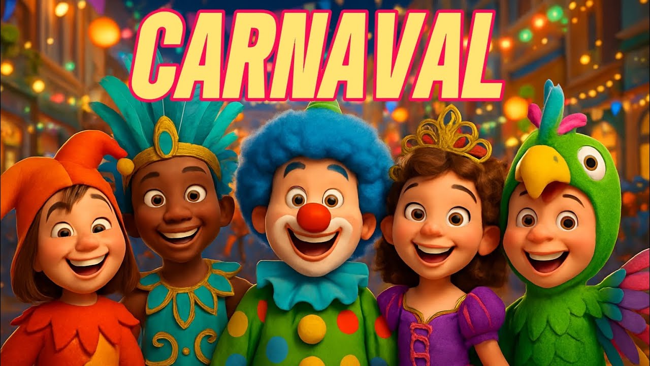🎵 LE CARNAVAL 🎉 - Comptines et chansons amusantes pour enfants et b&eacute;b&eacute;s
