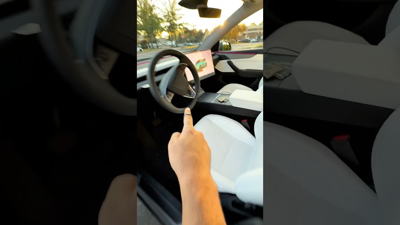 This Tesla Feature Should Be Illegal 😳🤯 #tesla #automobile #cybertruck