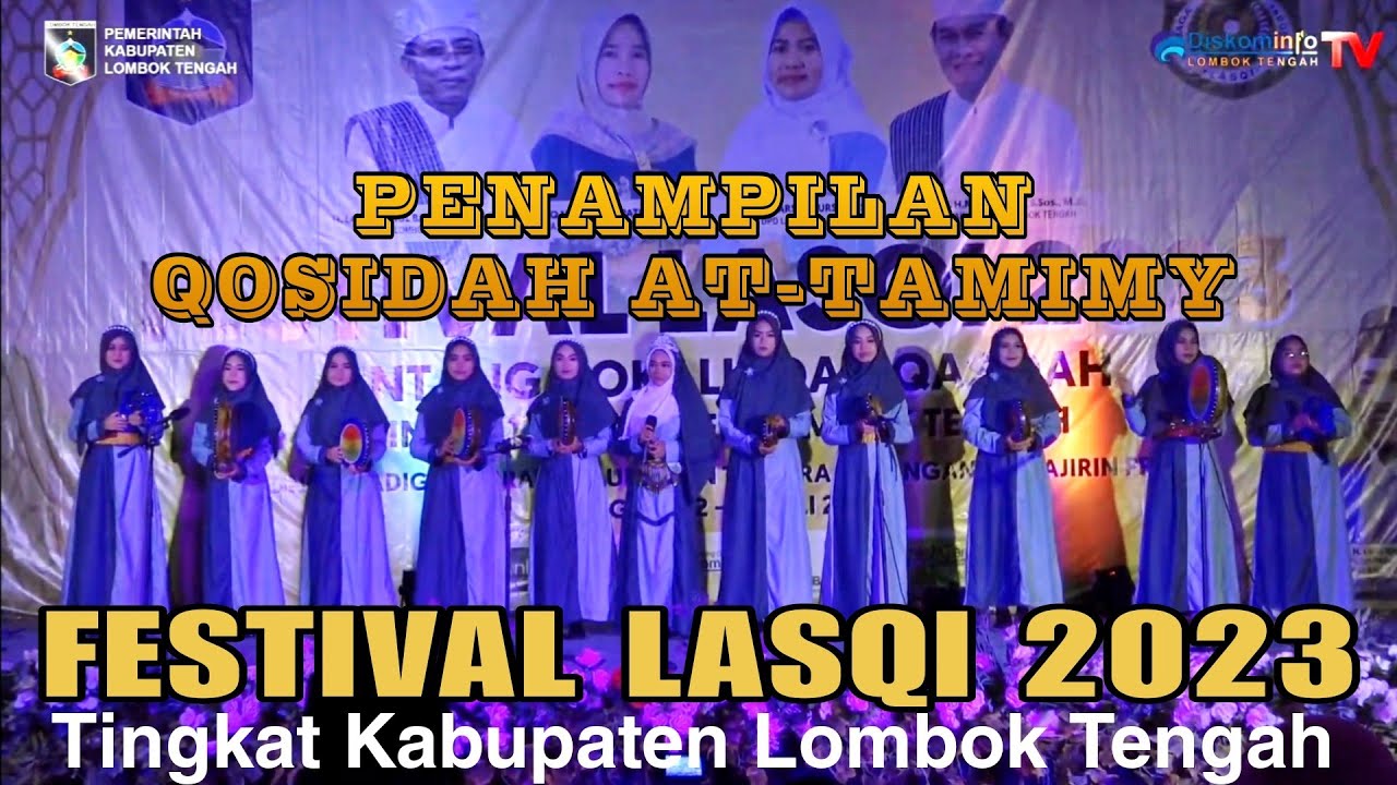 Penampilan Qosidah Attamimy Pada Festival Lasqi 2023 Kabupaten Lombok Tengah