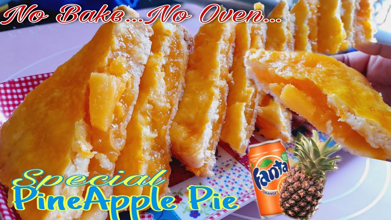 How to Make Special PineApple Pie without Oven / bake by mama jhane