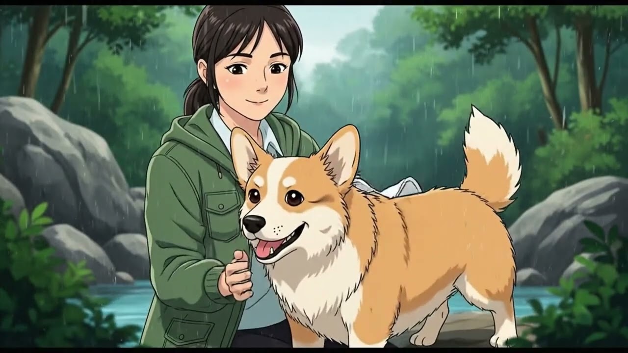 ASMR Rain Camping in the Forest 🌧️ | Ghibli Style Cozy Life