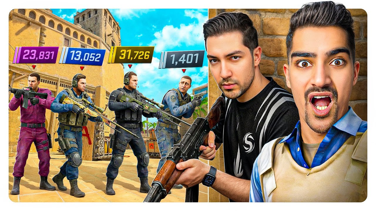 به امیر زیرون چیت غیب شدن دادم 😂 ( مقابل هشت نفر ! )