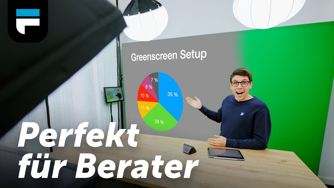 Greenscreen-Studio für Trainer & Berater – Videoproduktion, Online-Meeting und Webinare