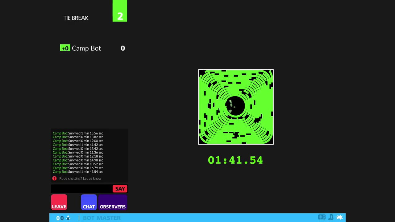 Curve Fever 2 - Bot Scaled Camp World Record