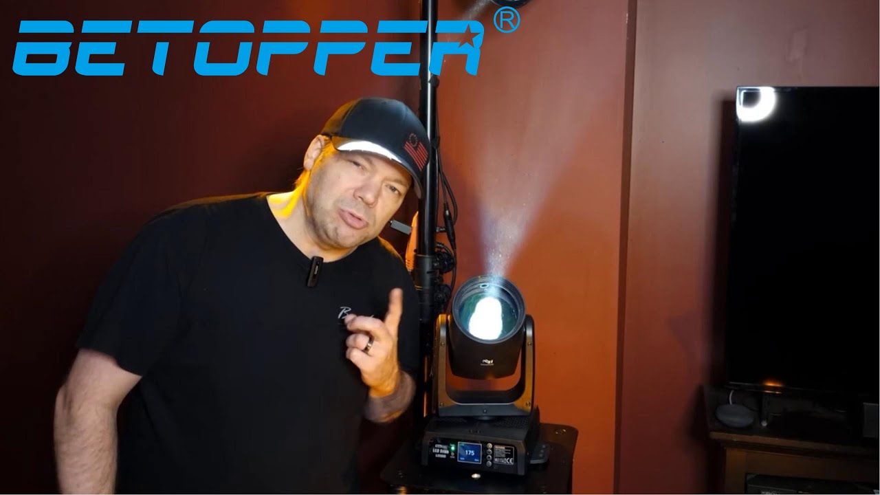 【REVIEW】Betopper 150W LED Beam Moving Head Light