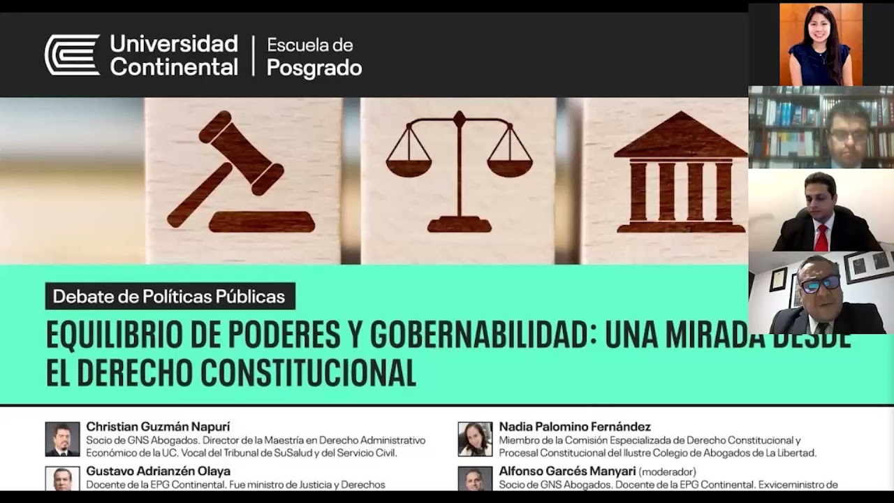 Equilibrio de poderes y gobernabilidad: una mirada desde el derecho constitucional