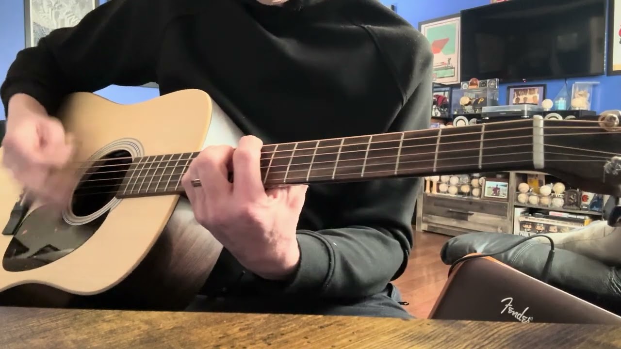 Fender Acoustic 100 Amp Demo No Talking. Martin Guitar