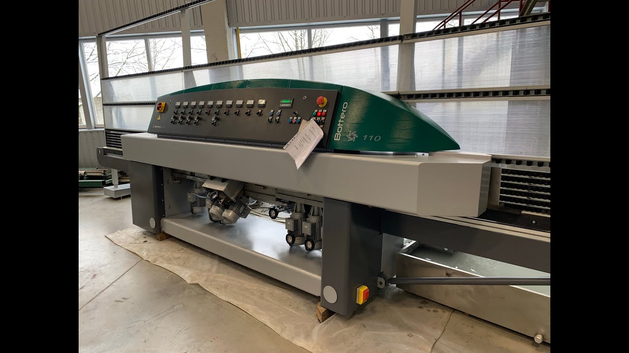 GlassBaltic | Vertical straight line edging machine BOTTERO Victralux 110FC