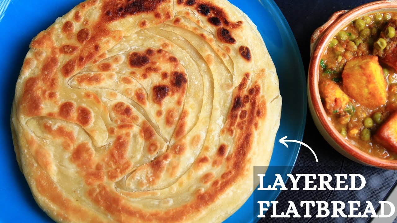 Recette Paratha Feuilleté | Lachha Paratha | Multilayered Paratha | Recette facile et Délicieuse