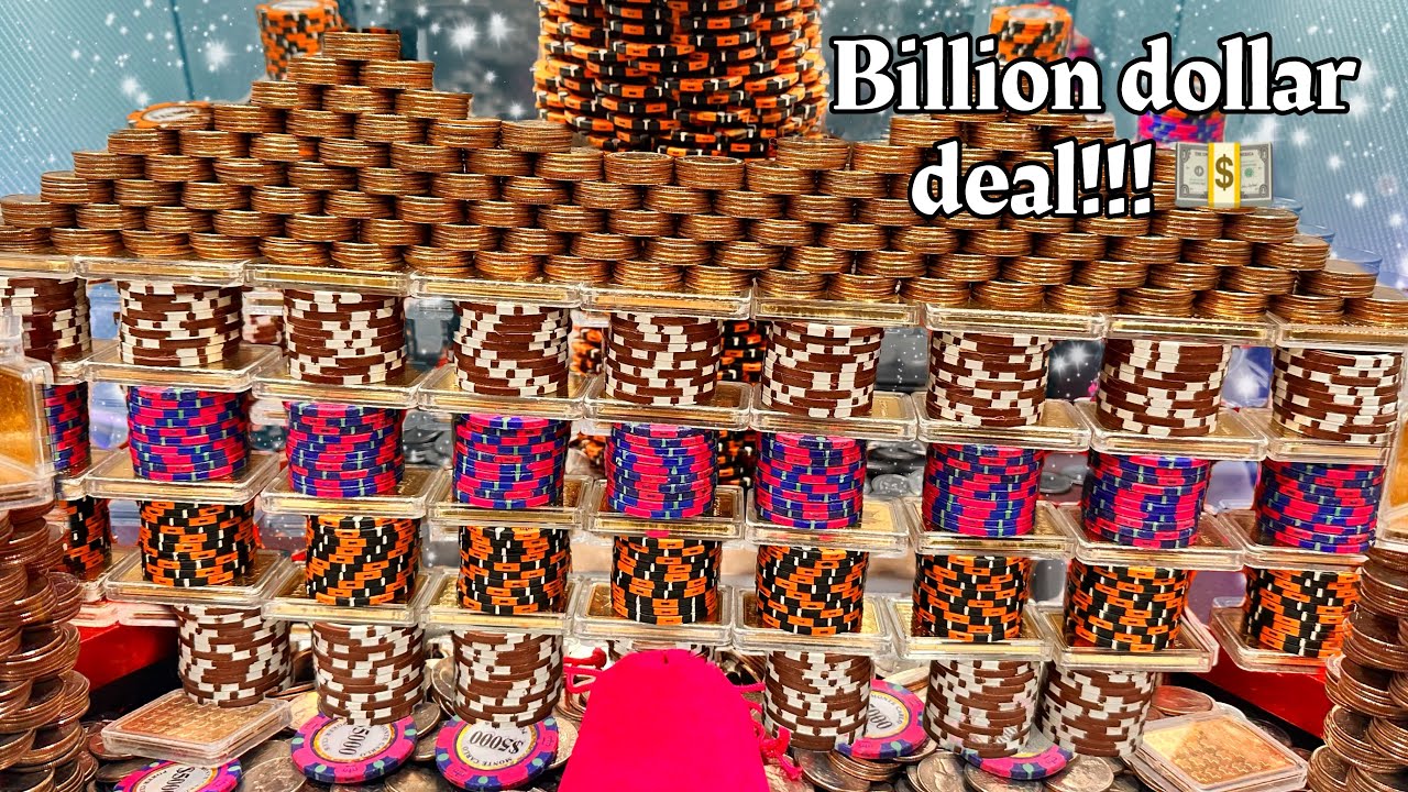 Paid over a billion dollars to take down this wall inside the high limit coin pusher