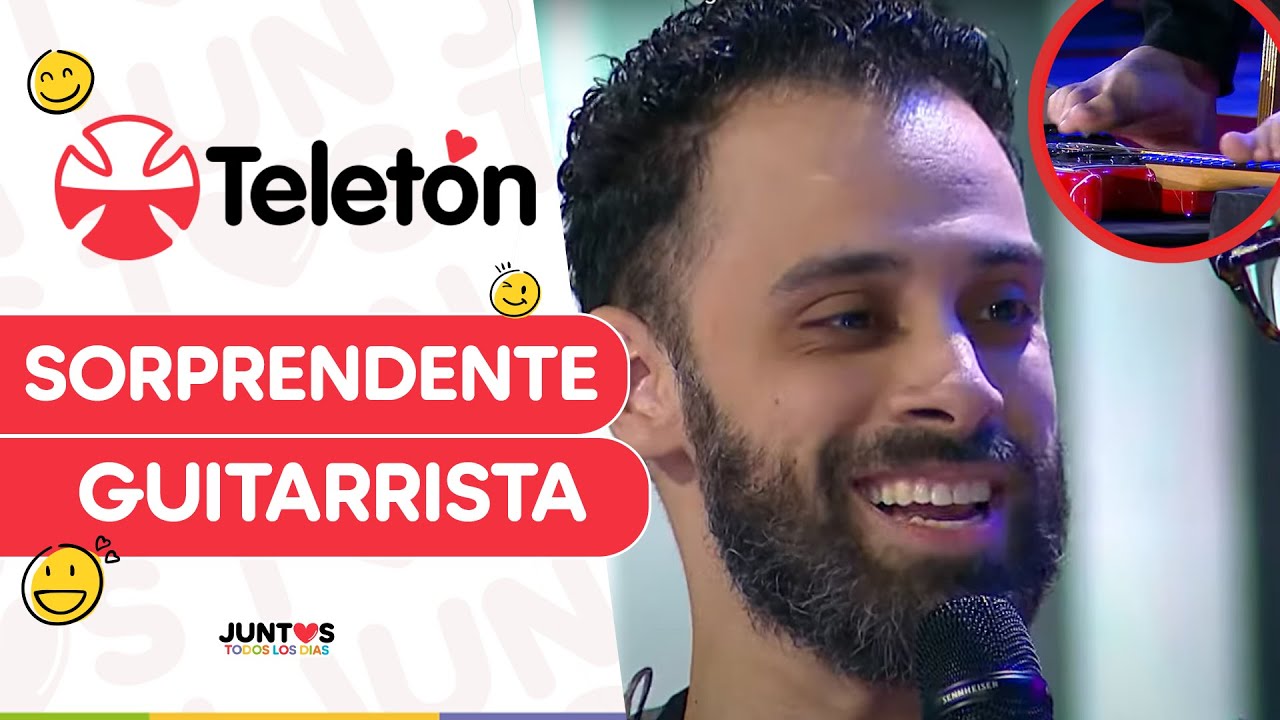 ¡IMPRESIONANTE! 🎸 Jonathan Bastos y su talento en la guitarra en Teletón 2024