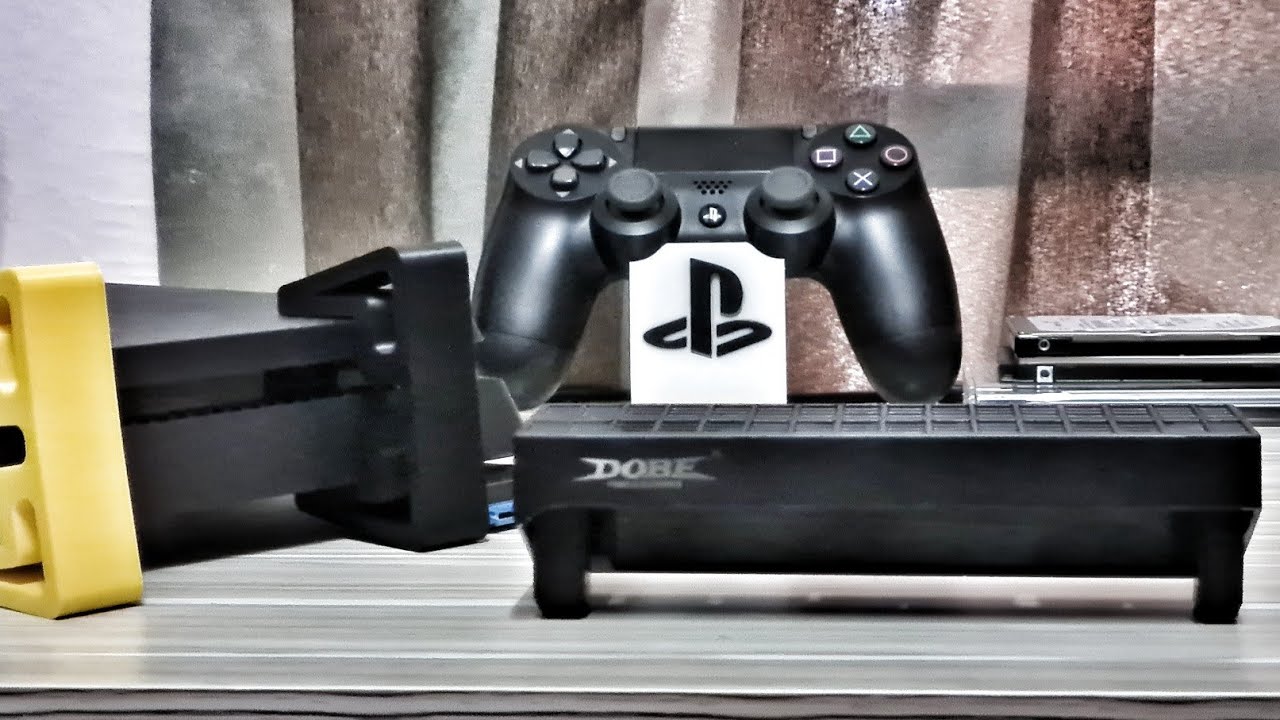 Dobe PS4 slim cooling fan review and temperature test.