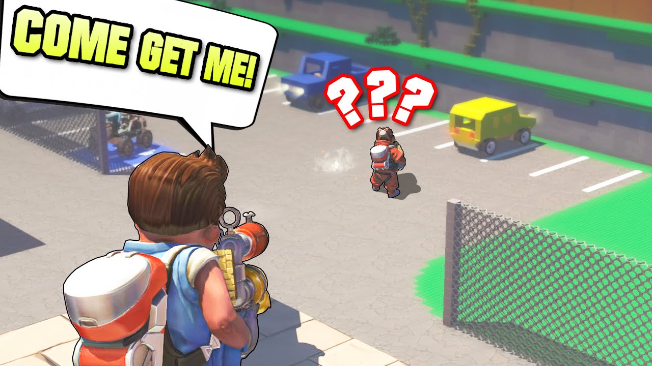 TROLLING Our Friend From HIGH GROUND In Hide And Seek (Scrap Mechanic Multiplayer Monday)