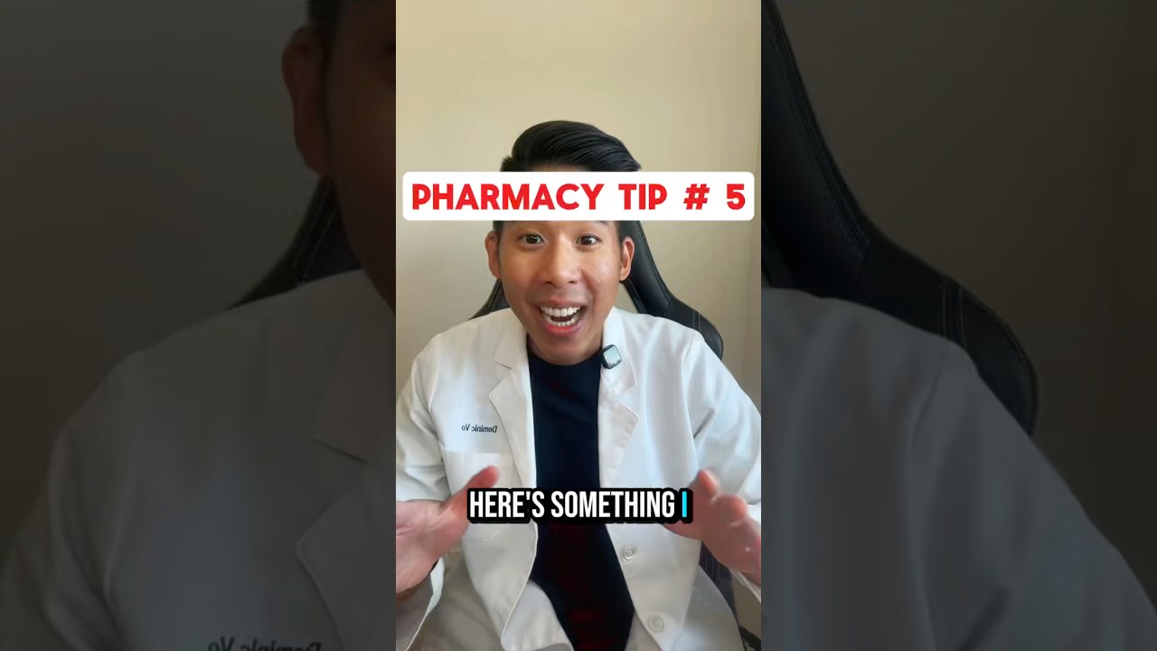 Pharmacy Tip # 5                 #pharmacy #pharmacist #medicine  #tips #howto