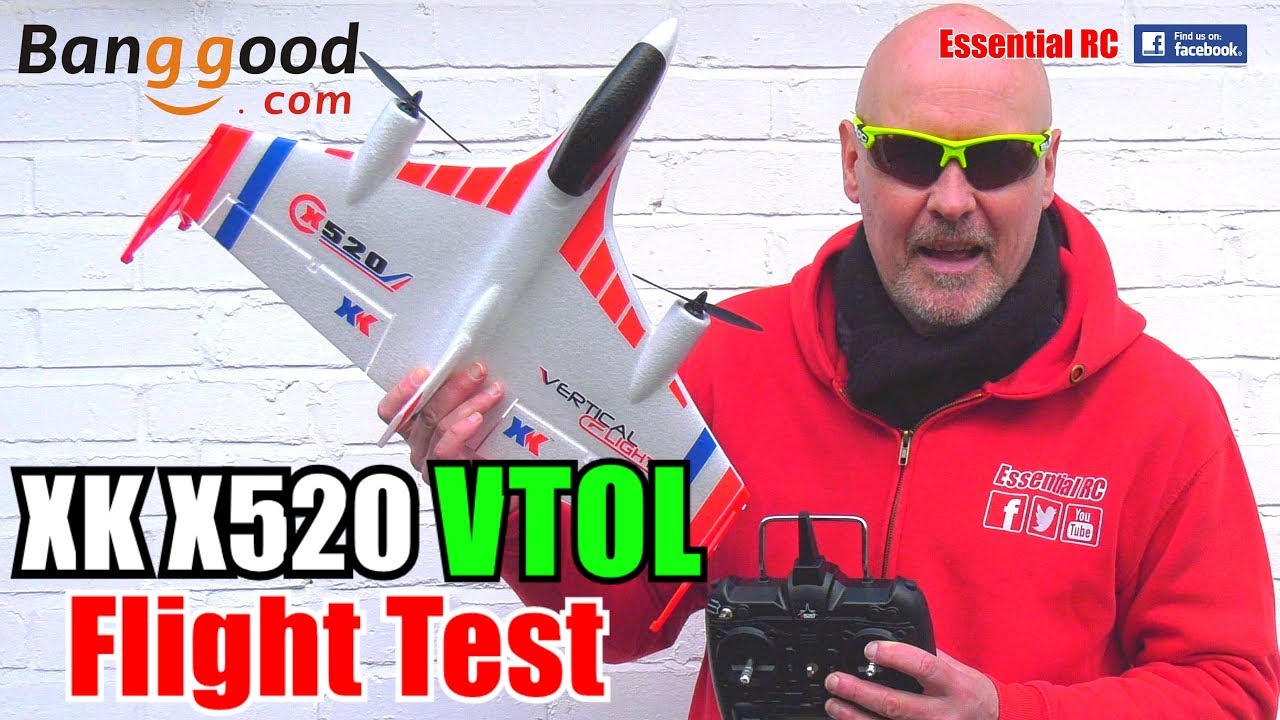XK X520 READY TO FLY VTOL Vertical Takeoff And Landing 3D RC Airplane: ESSENTIAL RC FLIGHT TEST