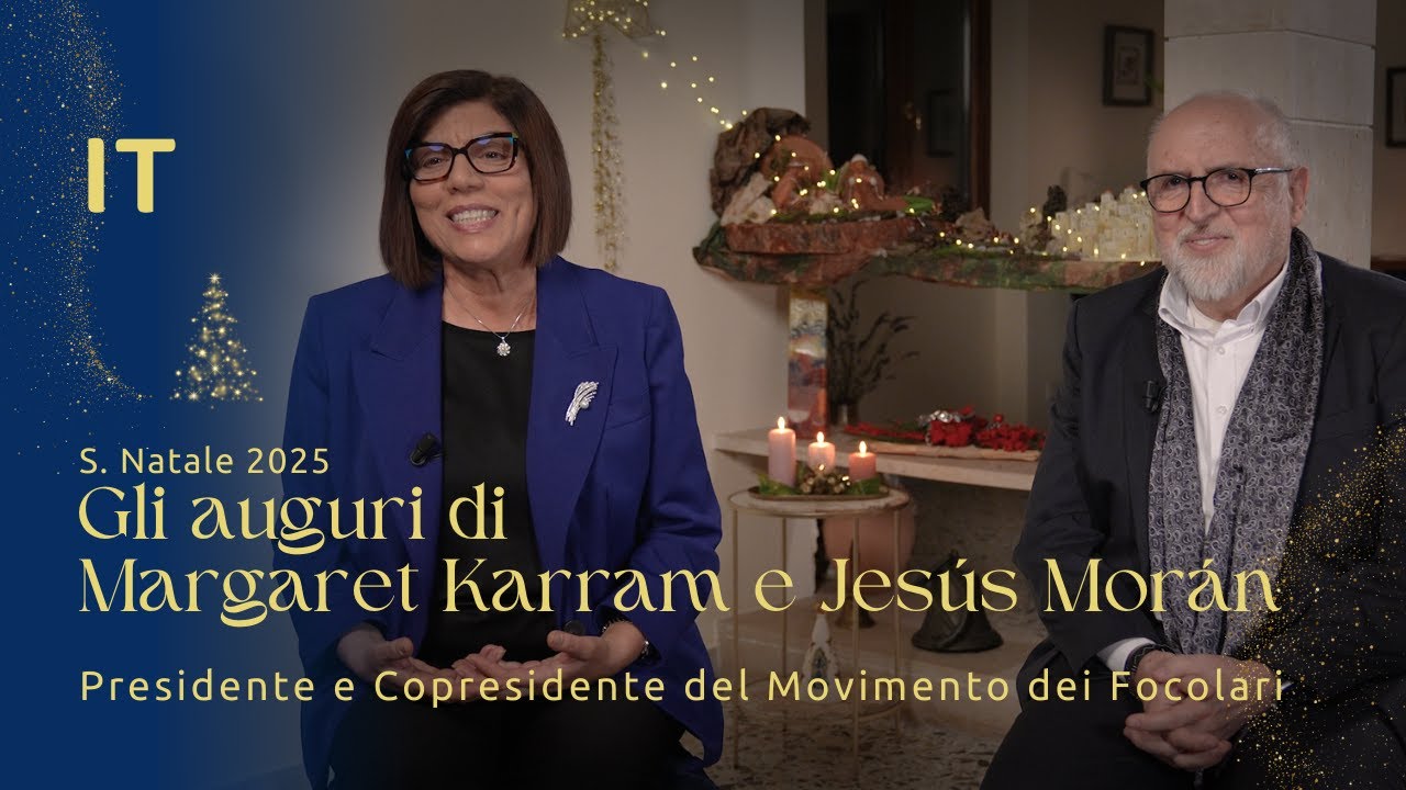S. Natale 2025: Gli auguri di Natale di Margaret Karram e Jesús Morán