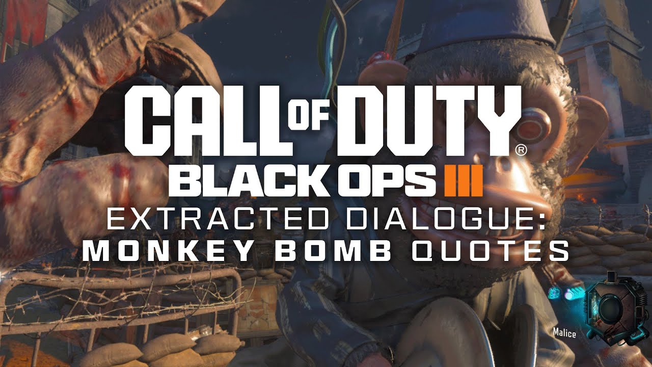 Black Ops 3 Zombies - Monkey Bomb Quotes