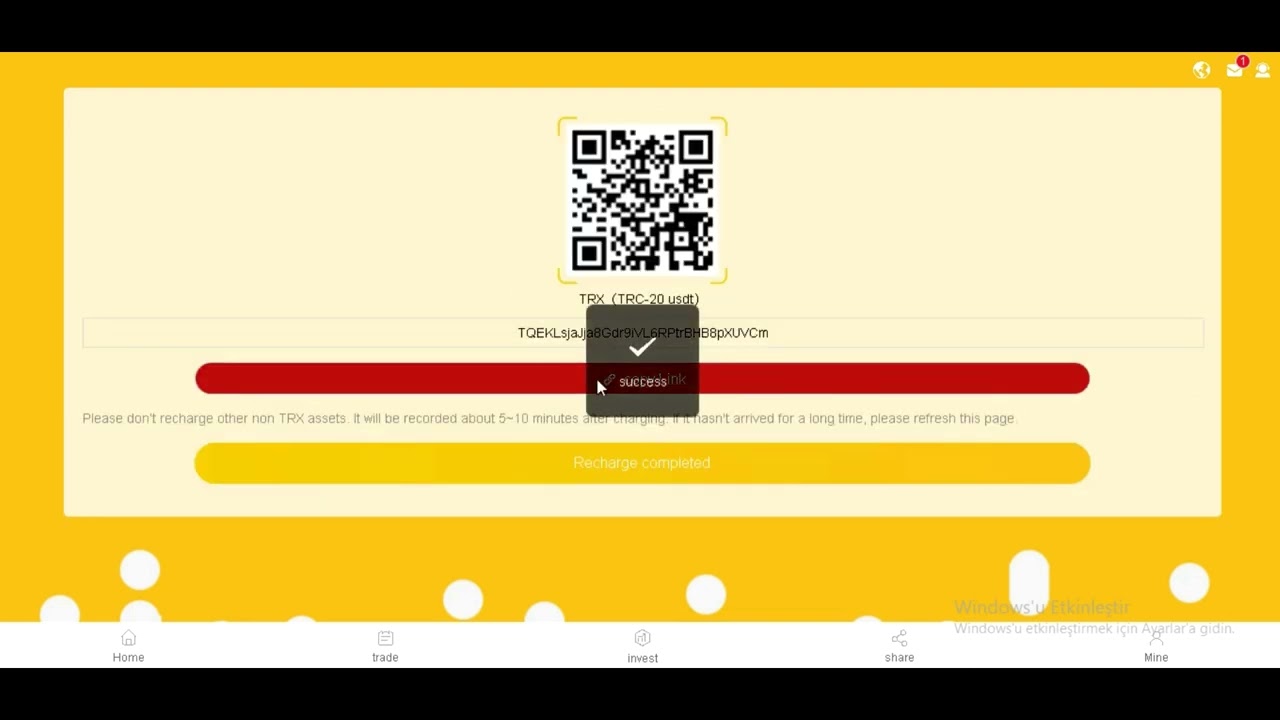 20000 TRON BONUS / G&Uuml;NL&Uuml;K %7 KAR - &Ouml;DEME KANITLI / 2022 İNTERNETTEN PARA KAZANMA / TRON CLOUD MİNİNG