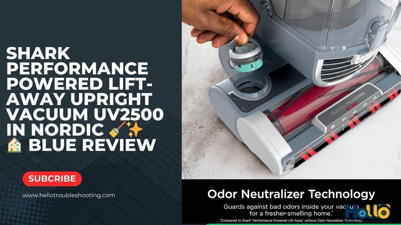 Shark Performance Powered Lift-Away Upright Vacuum UV2500 in Nordic 🧹✨🏠 Blue review