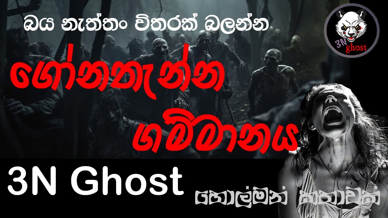 ගෝනතැන්න ගම්මානය | @3NGhost | සත්‍ය හොල්මන් කතාවක් | holman katha | ghost story 379