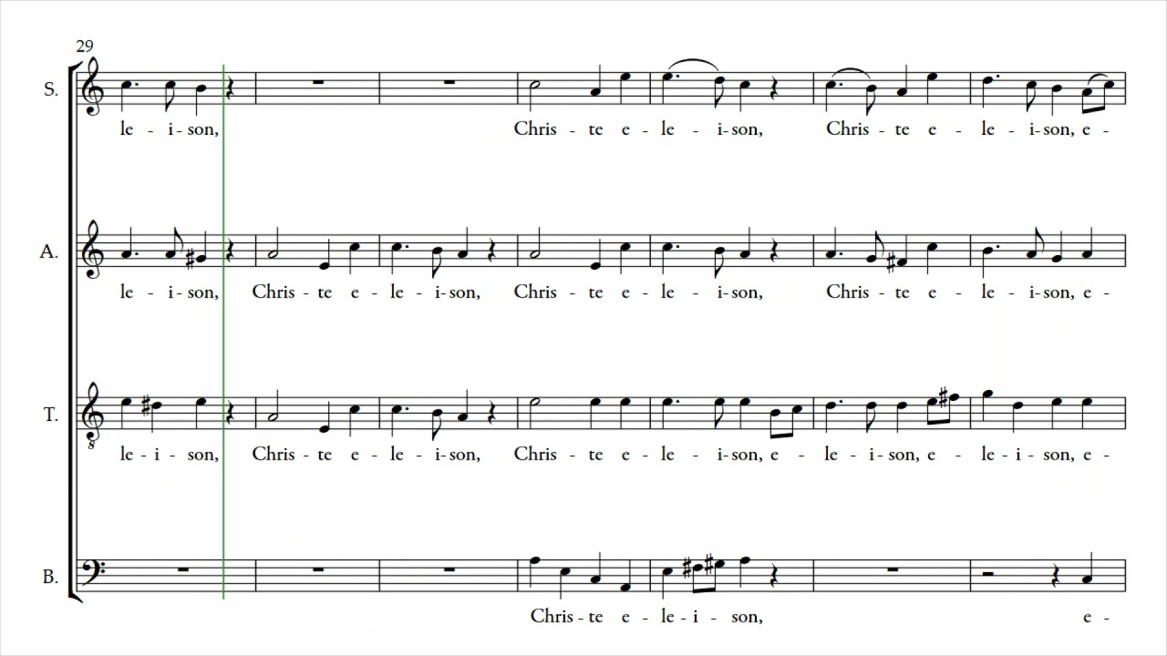 Gounod. Messe Brève. Kyrie. Tenor
