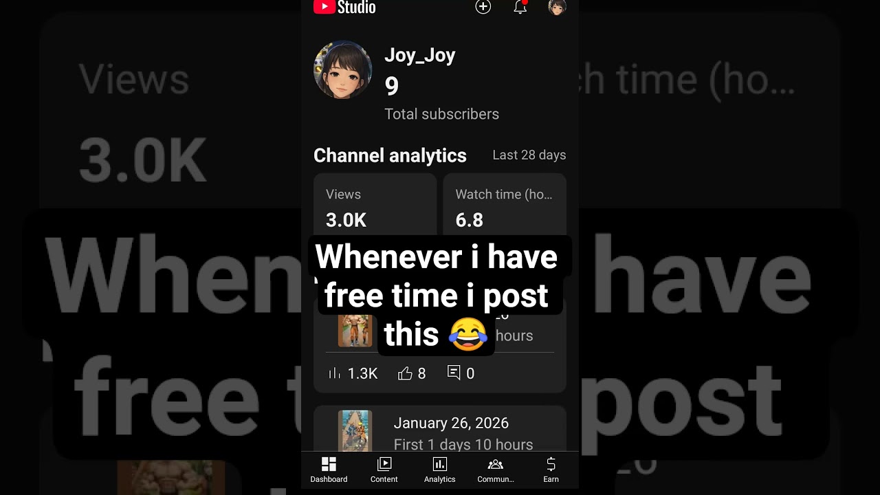 Growing my channel day 1 