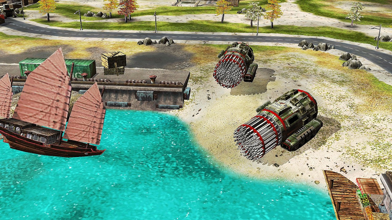 СУПЕРТАНК против США - Command & Conquer Generals CRAZY MOD