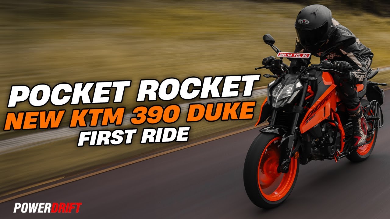 As manic as ever! | 2024 KTM Duke 390 First Ride | PowerDrift