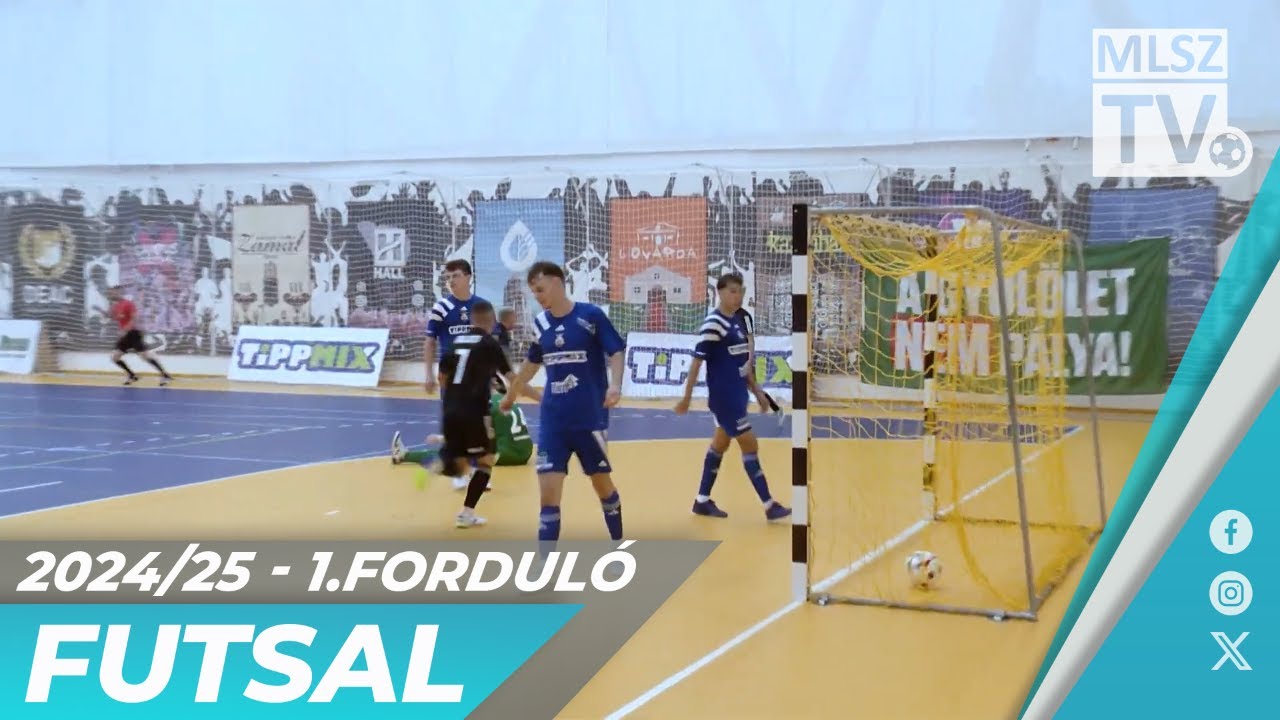 Debreceni EAC – TFSE-TENT Budapest | 4-1 | Férfi Futsal NB I | 1. forduló | MLSZTV