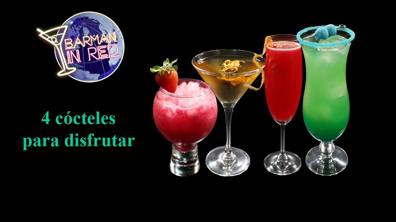 Top 4 cócteles para disfrutar con sabores muy ricos