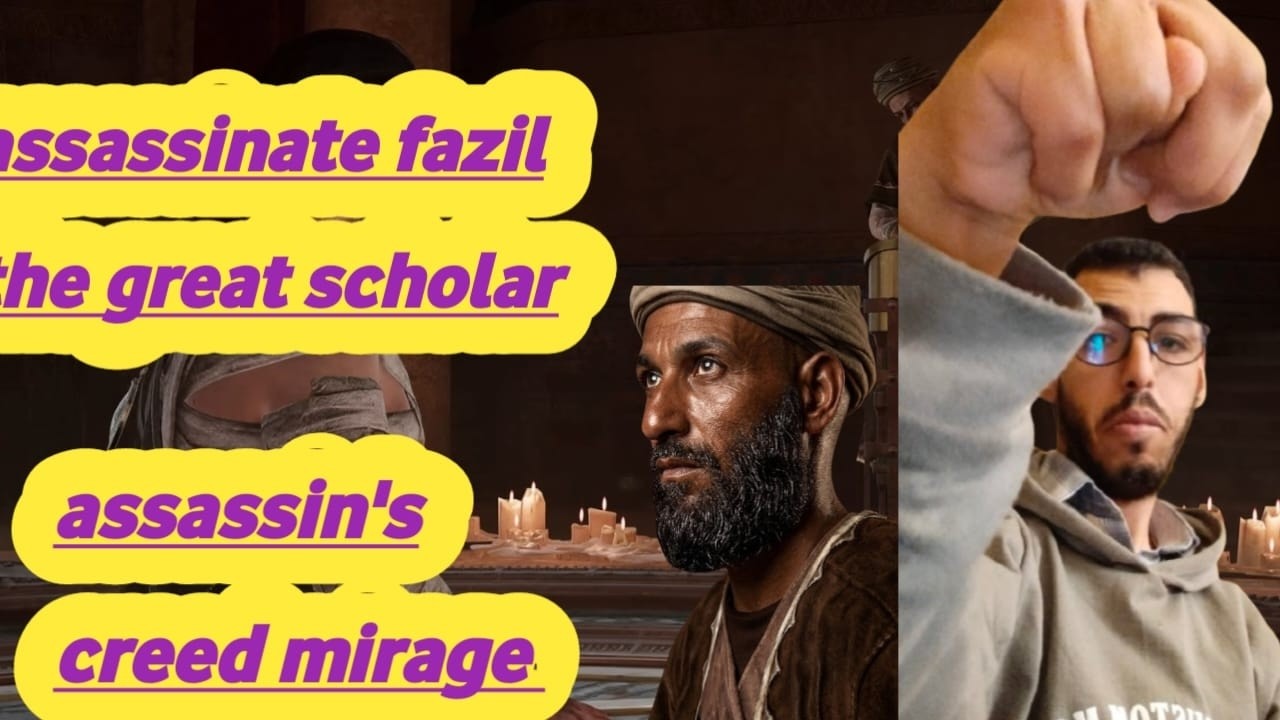 assassinate fazil the great scholar | assassin's creed mirage