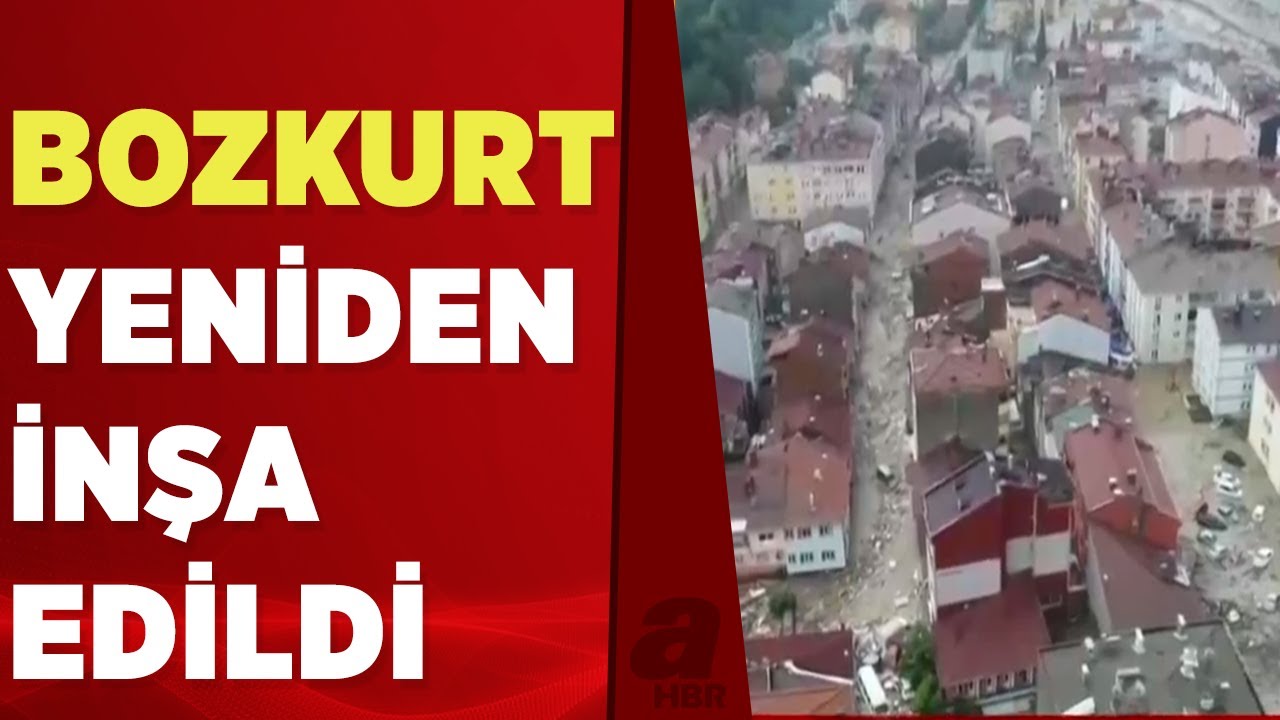 1 yıl önce sel sularının altında kalmıştı! Kastamonu Bozkurt yeniden inşa ediliyor | A Haber
