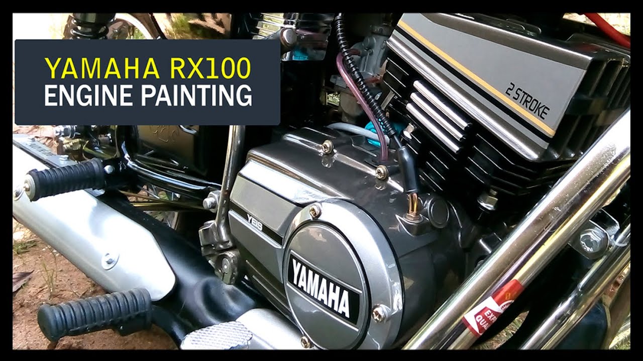 Yamaha RX 100 Engine Painting | Model 1996