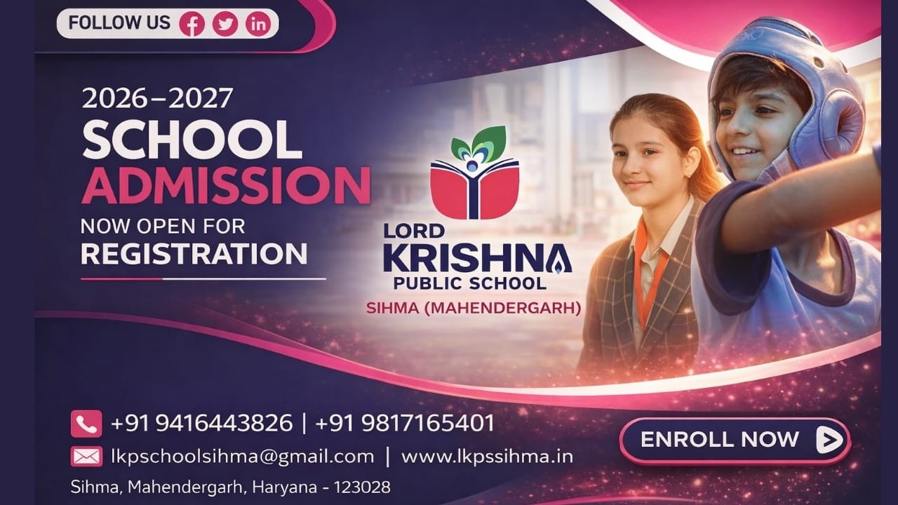 Lord Krishna Public School, Sihma | Admissions Open 2026 | Best CBSE School in Mahendergarh