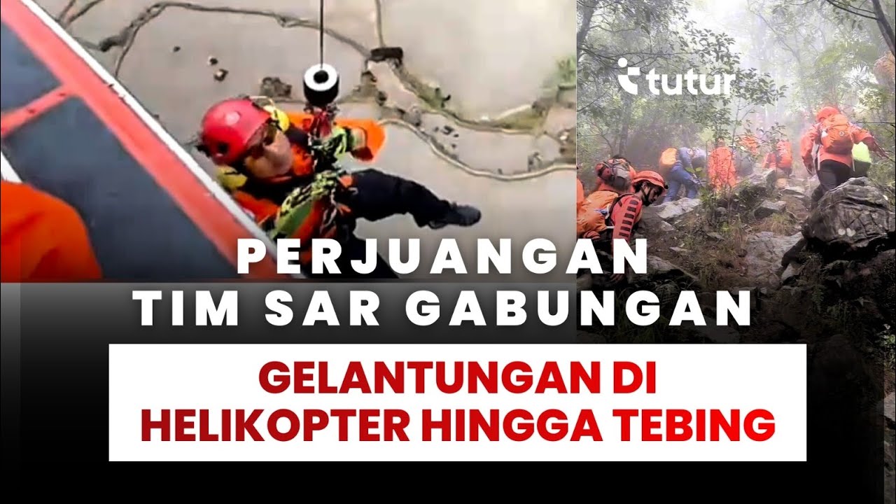 Detik-Detik Dramatis Pencarian ATR 42-500 di Bulusaraung: Gelantungan di Helikopter hingga Tebing