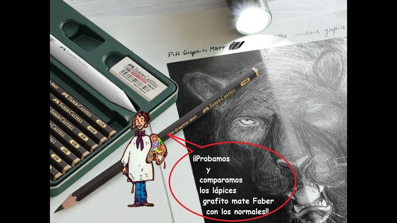Lápices grafito mate