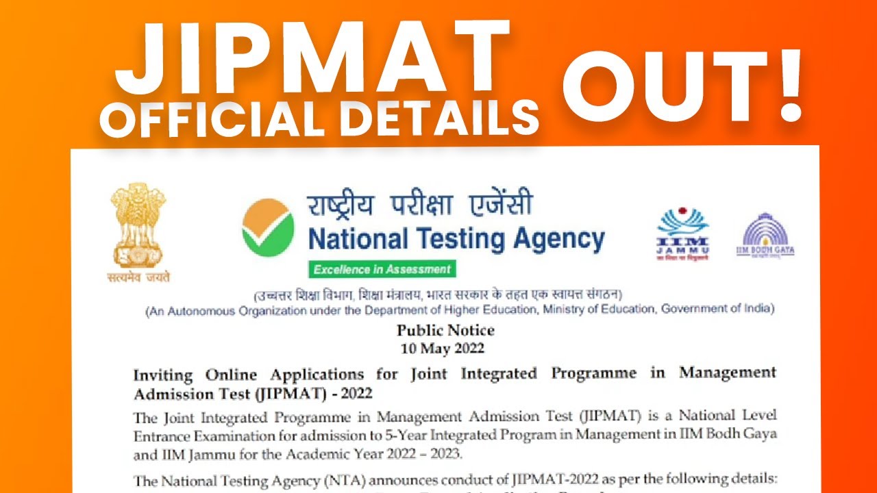 JIPMAT 2022 Official Updates- Exam Date, Syllabus, Pattern, Worth it?