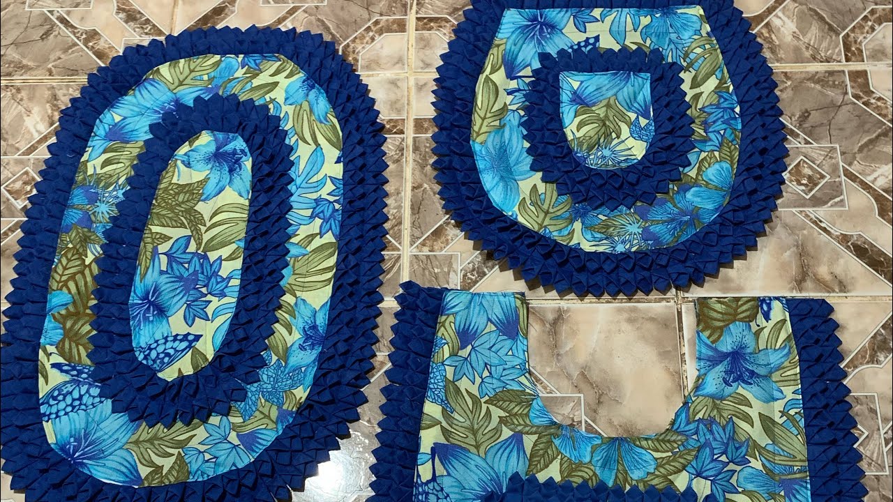 ESTILOSO JOGO DE BANHEIRO!! 🥰🥰 / BEAUTIFUL THIS BATHROOM SET 🥰🥰