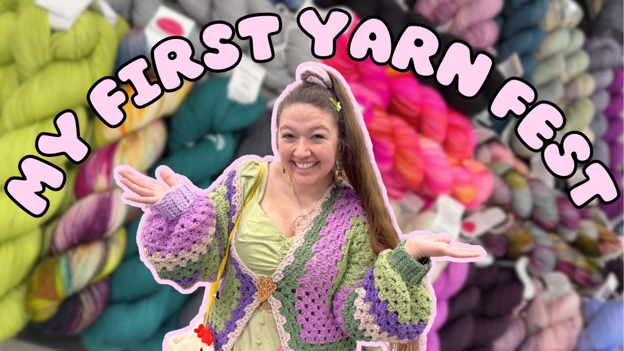 Nash Yarn Fest 2025 Vlog - Come with me to my first YARN FESTIVAL!
