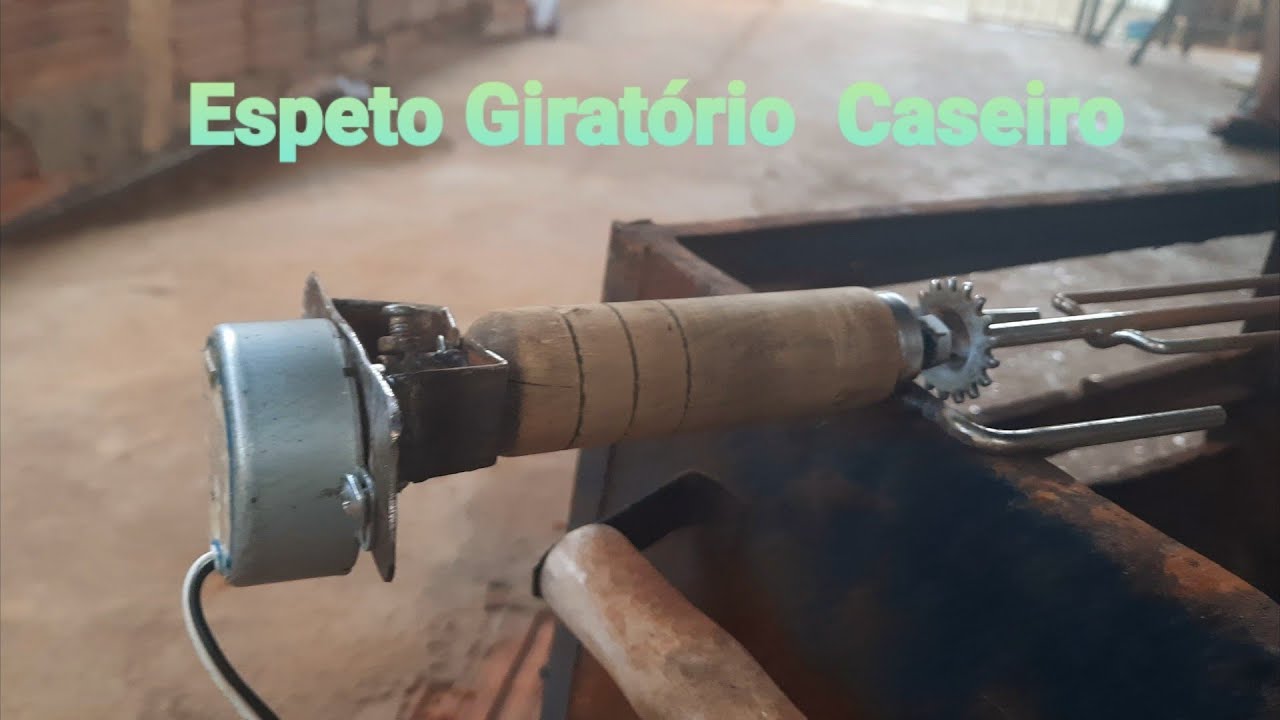 Passo a Passo de como fazer um Espeto Giratório prático e fácil